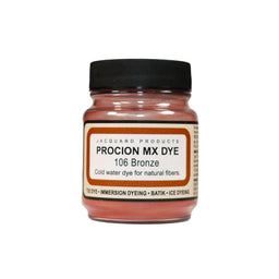 Procion MX Dye jar on a white background