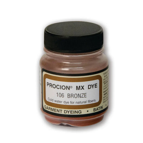 Jacquard Procion MX fabric dye jar in 106 Bronze