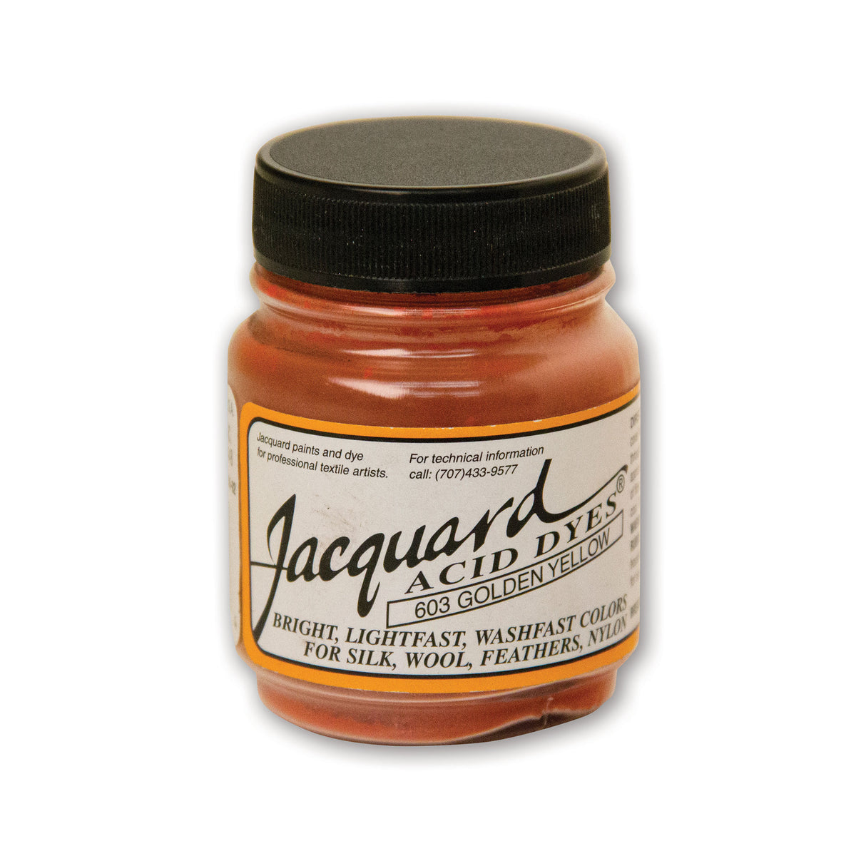 Jar of Jacquard Acid dye for dying yarn