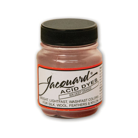 Jar of Jacquard Acid dye for dying yarn