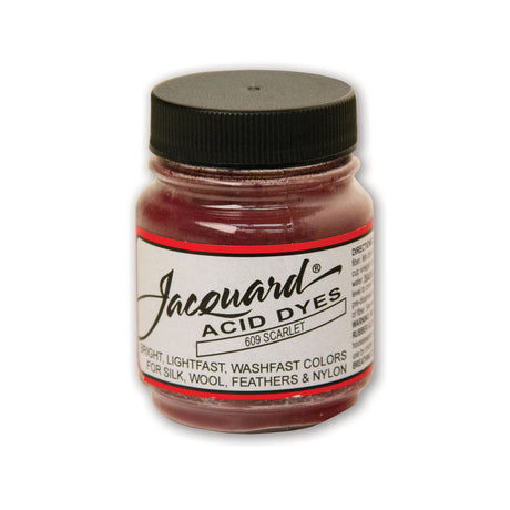 Jar of Jacquard Acid dye for dying yarn