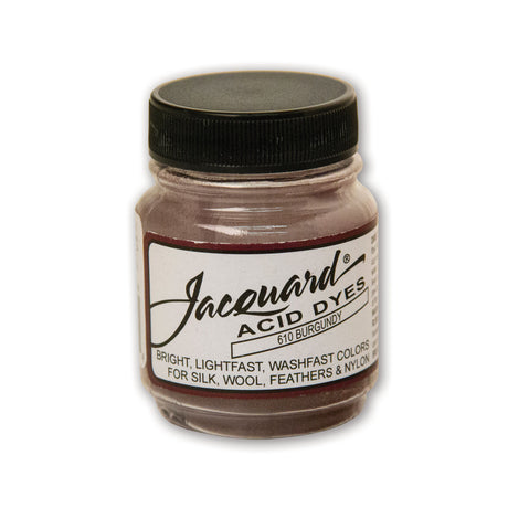 Jar of Jacquard Acid dye for dying yarn