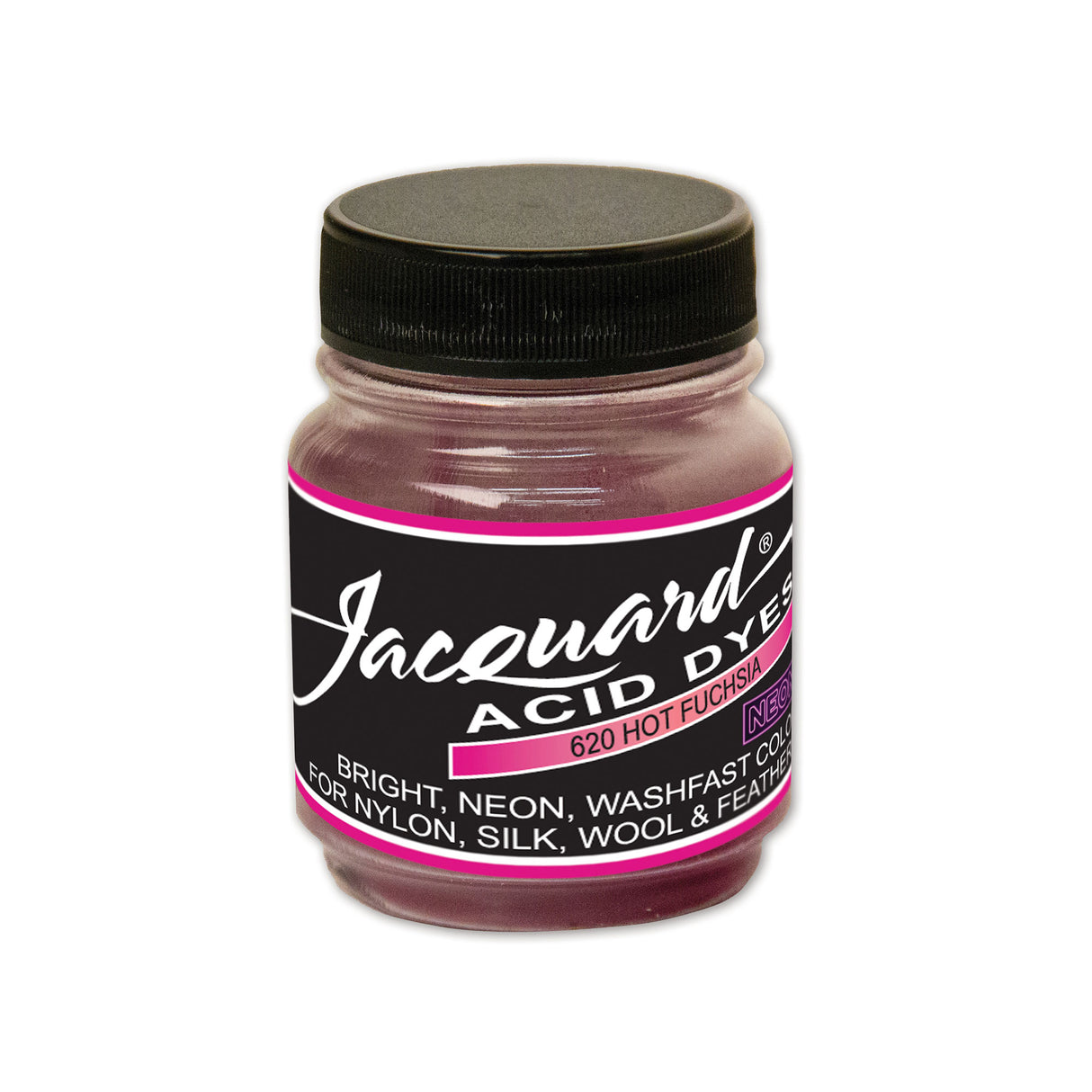 Jar of Jacquard Acid dye for dying yarn