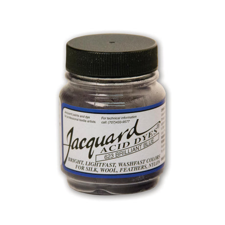 Jar of Jacquard Acid dye for dying yarn