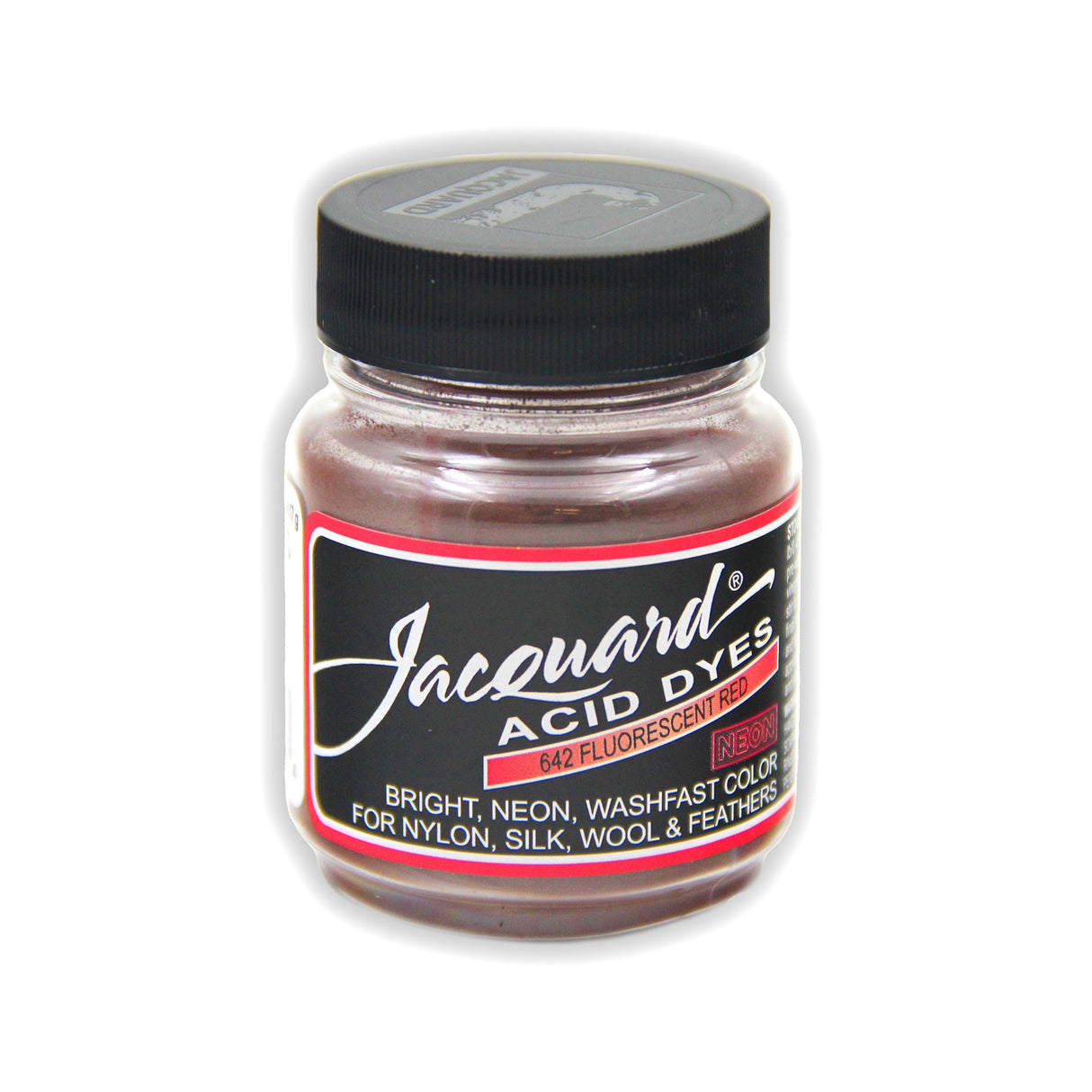 Jar of Jacquard Acid dye for dying yarn