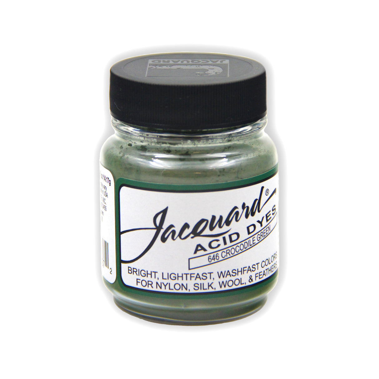 Jar of Jacquard Acid dye for dying yarn