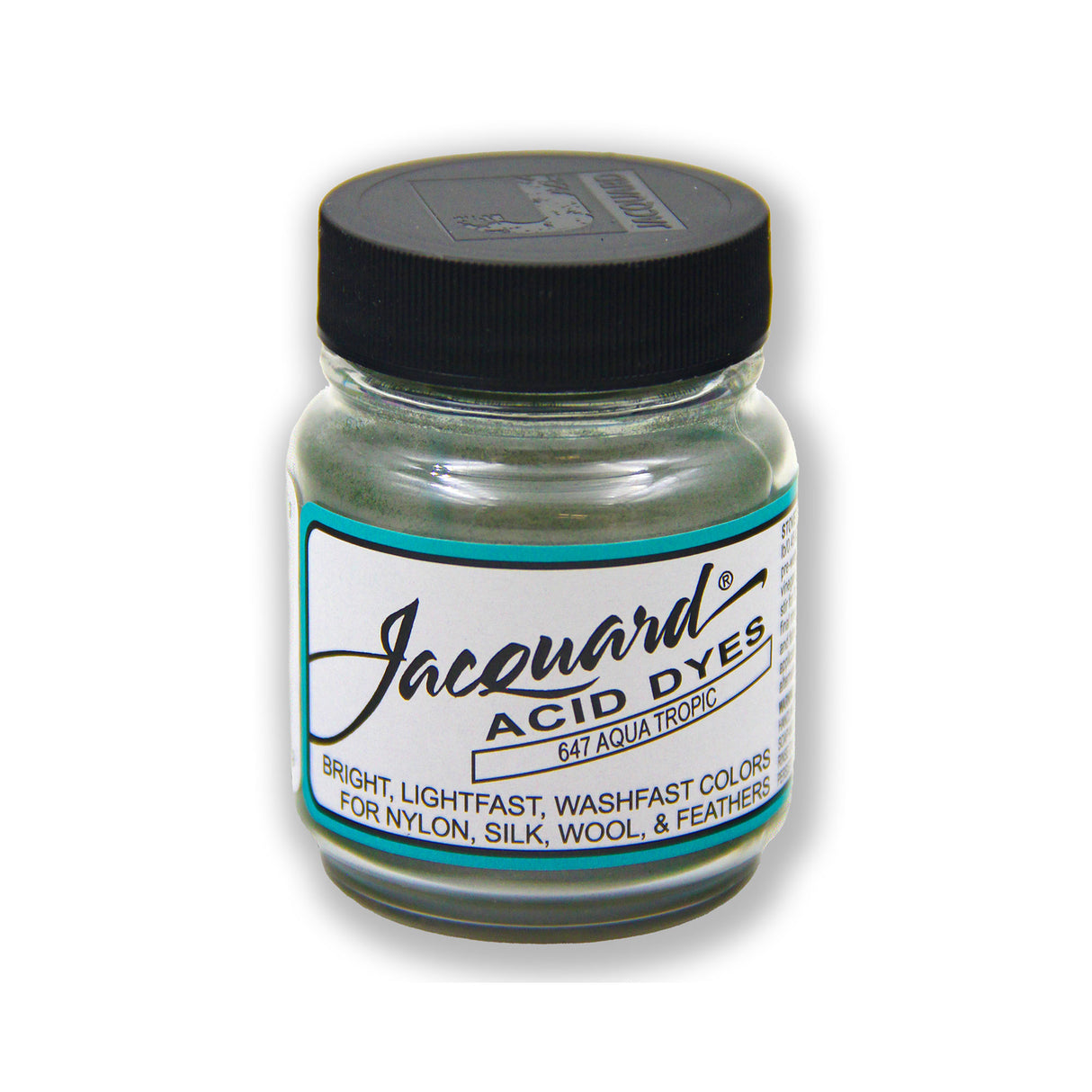 Jar of Jacquard Acid dye for dying yarn