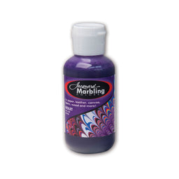 Bottle of Jacquard Marbling Fluid in Violet on a white background