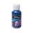 Turquoise bottle of Jacquard Marbling paint with a colorful label on a white background