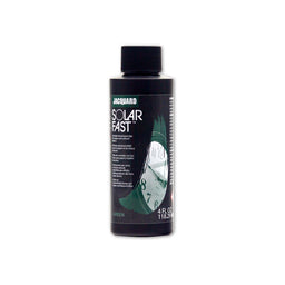 Bottle of Jacquard Solar Fast dye green on a white background