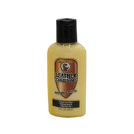 59ml Bottle of leather conditioner on a white background