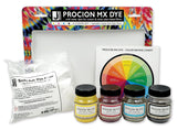 Jacquard Procion MX 4-Color Dye Set (PMX100S) with Soda Ash