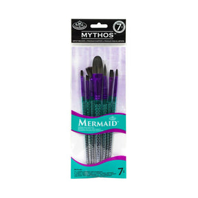 Pack of Mythos Mermaid artist brushes in packaging on a white background