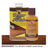 bottles of Howard Restor-A-Finish and Feed-N-Wax on a mahogany wooden surface.