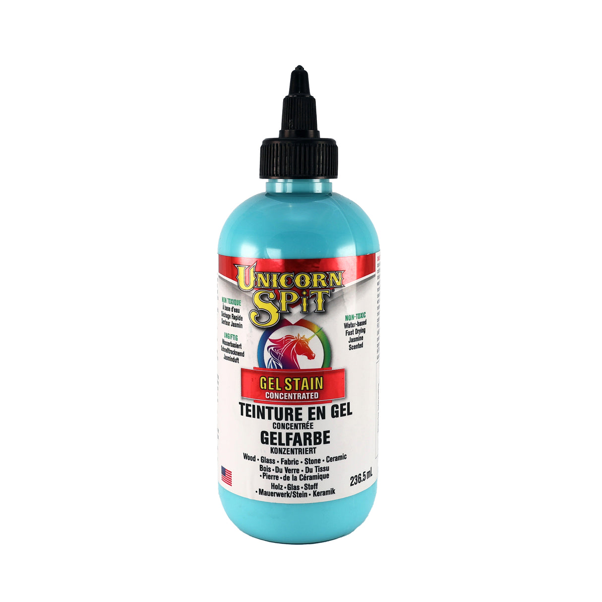 A bottle of Unicorn SPiT High Pigment Art Paint in Zia Teal