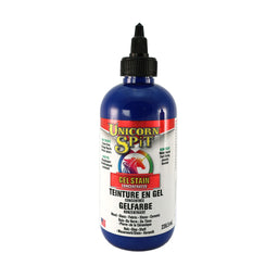 A bottle of Unicorn SPiT High Pigment Art Paint in Blue.