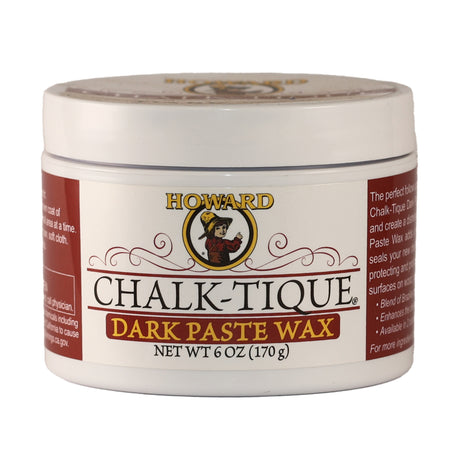 A container of Howard Chalk-Tique Dark Paste Wax