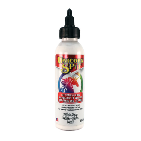 A bottle of Unicorn SPiT High Pigment Art Paint in White.