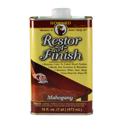 Can of Howard Products Restor-a-Finish in Mahogany