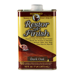 Can of Howard Products Restor-a-Finish in Dark Oak