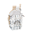3d cardboard casa del sol