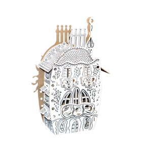 3d cardboard casa del sol