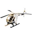 3d cardboard helicopter ready for painting