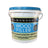 A container of Famowood Latex Wood Filler with blue lid and label, indicating it is used for interior/exterior wood repairs. 5.8 KG tub