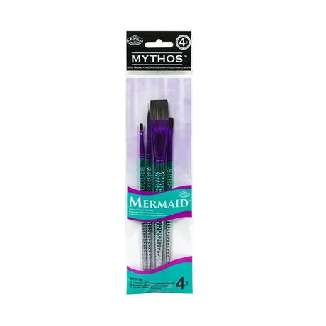 Mythos Mermaid paintbrushes on a white background