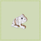 3d puzzle of a frog