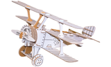 cardboard red baron plane ready to be coloured in